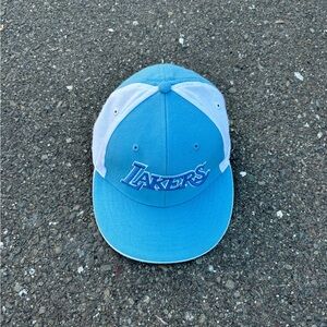 Y2K Los Angeles Lakers Hardwood Classics Fitted Hat Cap 7